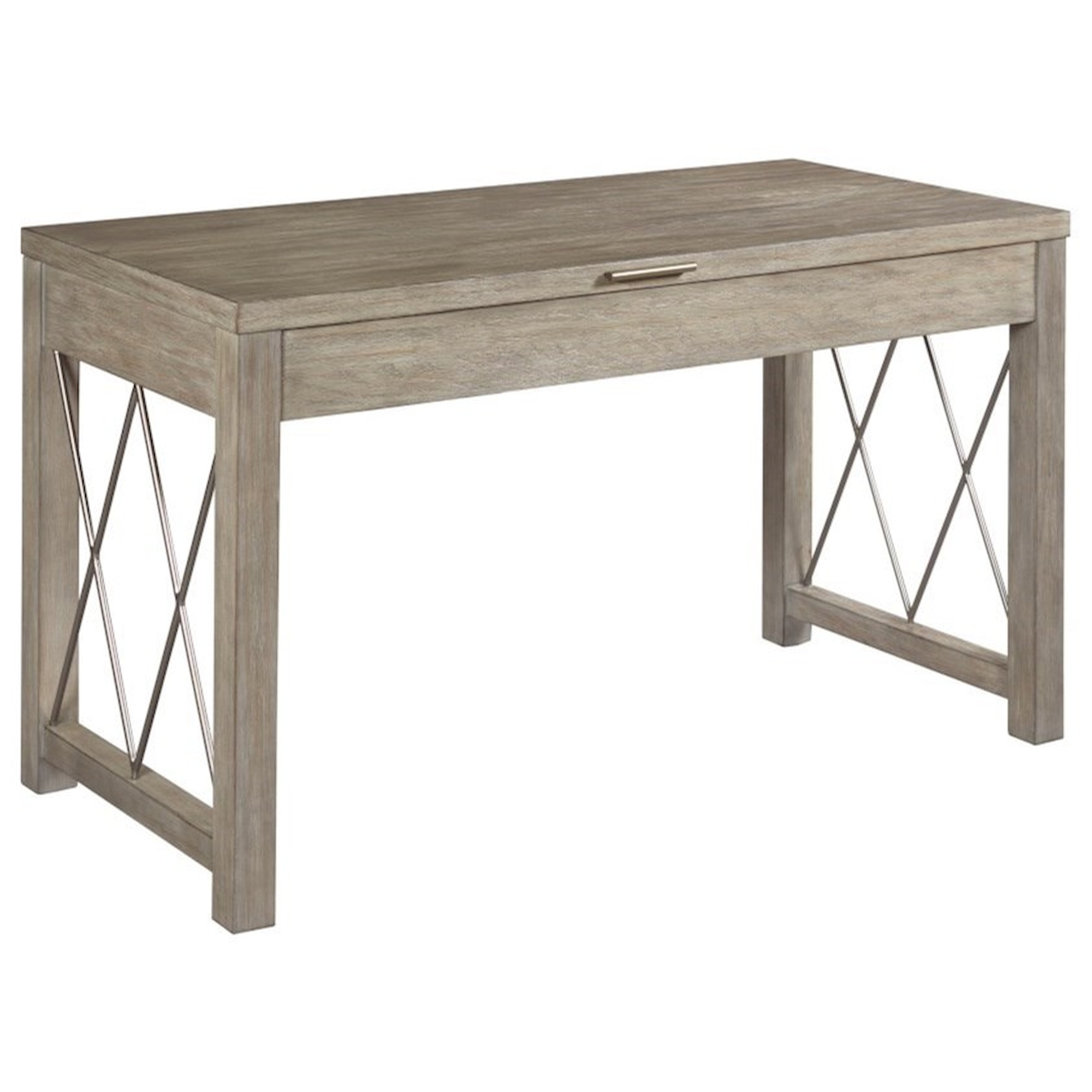 Hammary West End 042946 Transitional LiftTop Desk Brown Squirrel Furniture Table Desks